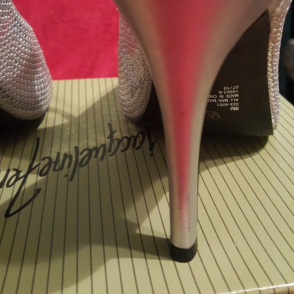 Opened Toe Sequence Heels - image 6